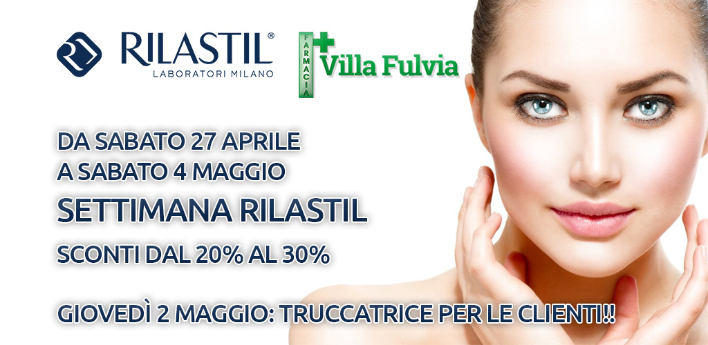 Da Sabato 27 Aprile a Sabato 4 Maggio settimana Rilastil, sconti fino al 30%