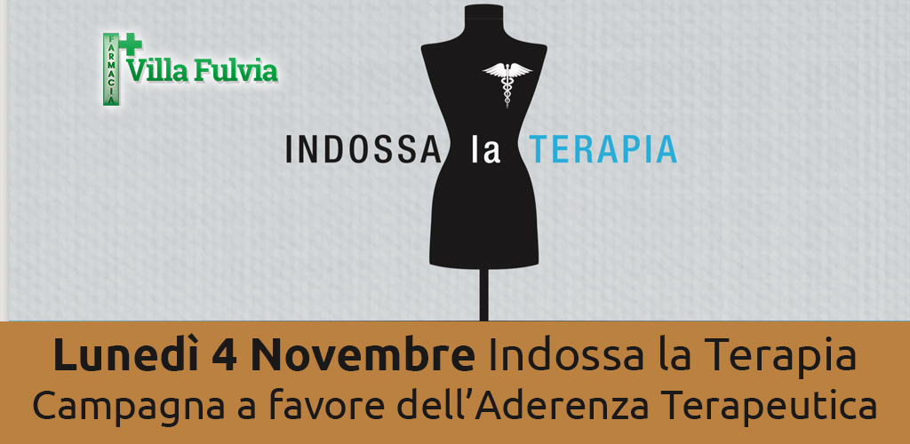 Lunedì 4 Novembre - Giornata sull'aderenza alla terapia