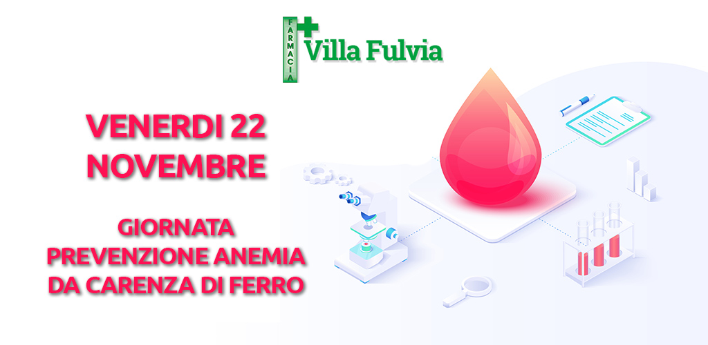 Venerdì 22 Novembre giornata del ferro: test con 3 valutazioni