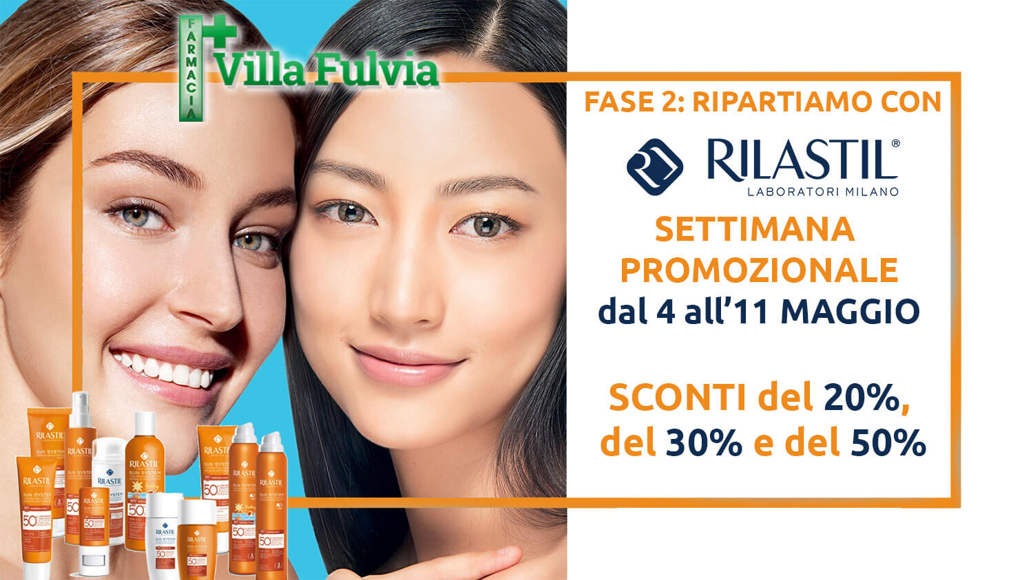 FASE 2: Ripartiamo con Rilastil-SCONTI del 20%,del30% e del 50%
