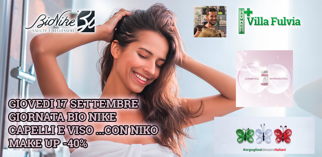 Giovedì 16 luglio giornata Bionike: bellessere IN & OUT - speciali promo