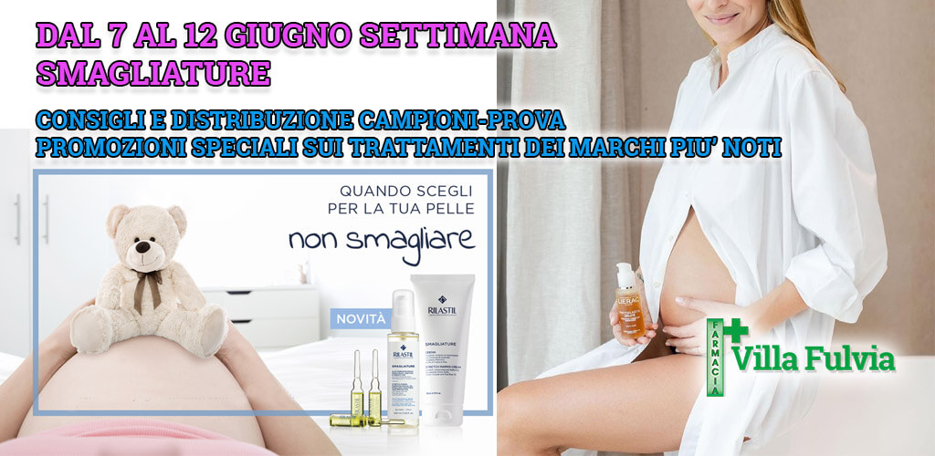 Dal 7 al 12 Giugno in promozione i TRATTAMENTI per LE SMAGLIATURE. Si tratta di strie formatesi con la rottura delle fibre elastiche del derma, rosate-violacee se recenti o biancastre se più vecchie.