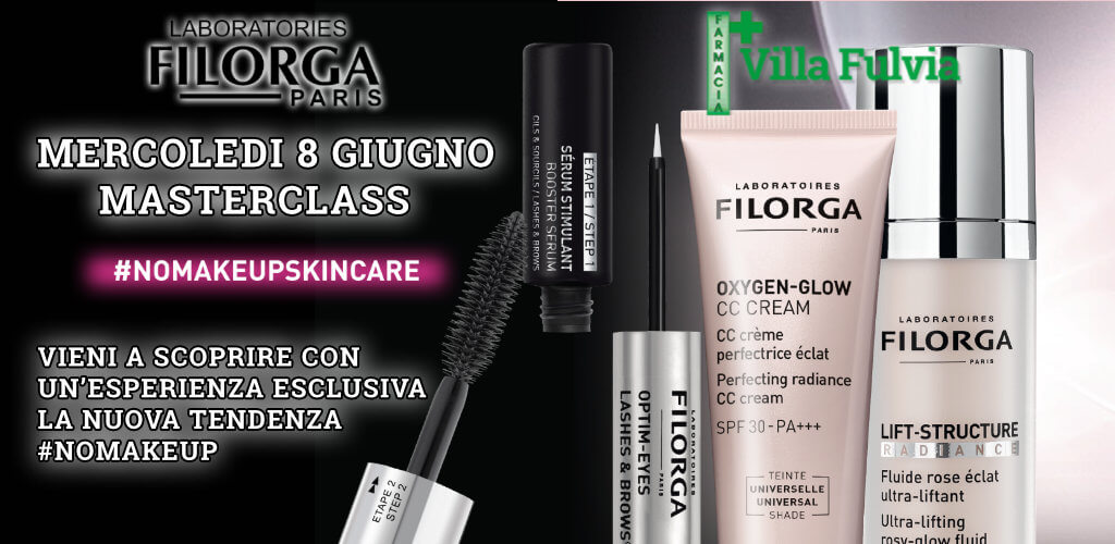 Mercoledì 8 GIUGNO Masterclass Filorga Routine #NOMAKEUP