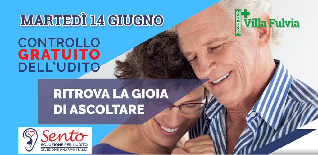 Martedì 14 Giugno: test gratuito dell’udito, bastano solo 10 minuti!