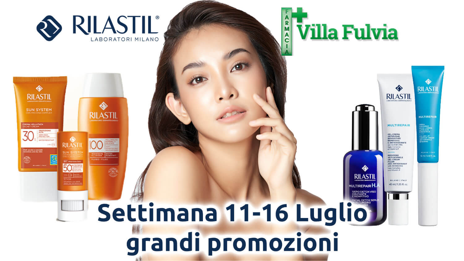 Settimana 11-16 Luglio grandi promozioni Rilastil