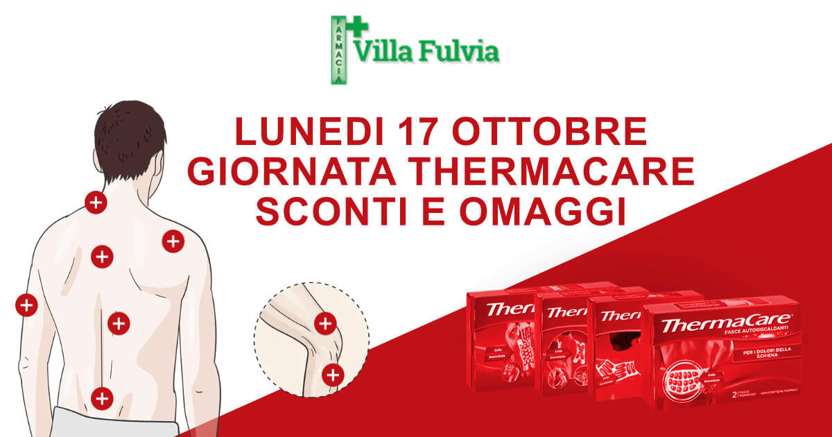 Lunedi 17 Ottobre Giornata Thermacare sconti e omaggi