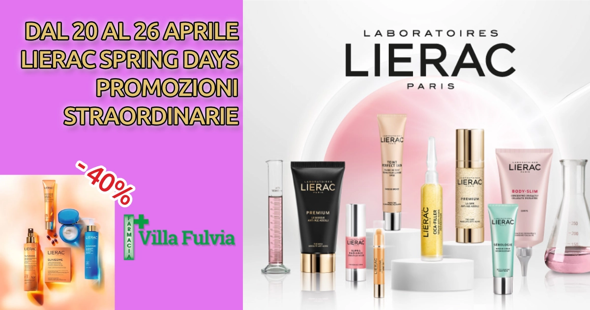 Dal 20 al 26 Aprile LIERAC SPRING DAYS Promozioni straordinarie