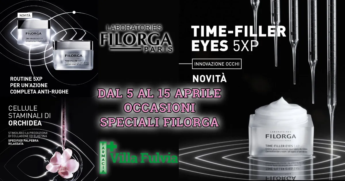 Dal 5 al 15 Aprile Occasioni speciali FILORGA