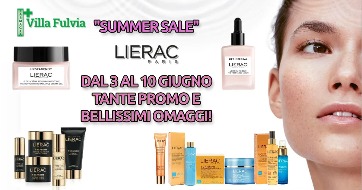 "SUMMER  SALE"  LIERAC dal 3 al 10 Giugno