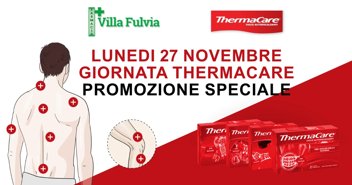 Lunedi 27 Novembre Giornata Thermacare. Promozione speciale