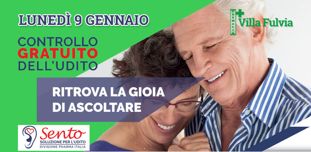 Lunedì 9 Gennaio: test gratuito dell’udito, bastano solo 10 minuti!