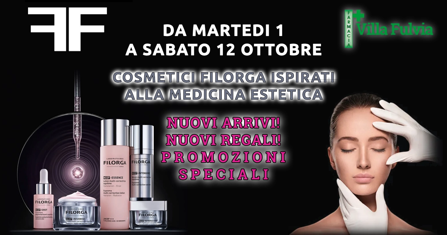 Fino a Sabato 12 Ottobre NOVITA' e OCCASIONI SPECIALI FILORGA