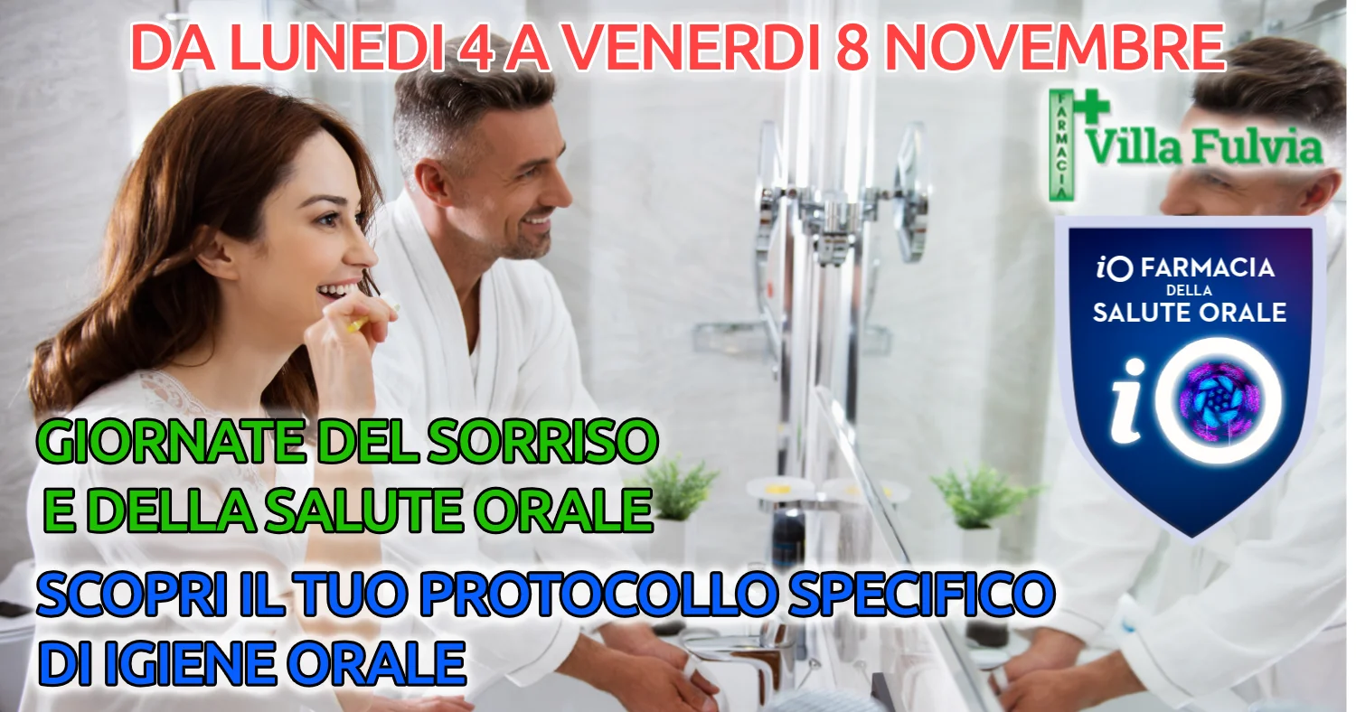 DA Lunedi 4 a Venerdi 8 Novembre giornate del sorriso e della salute orale