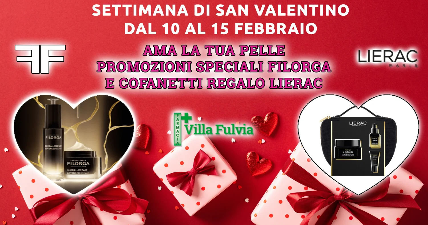 Dal 10 al 15 Febbraio San Valentino con Filorga e Lierac