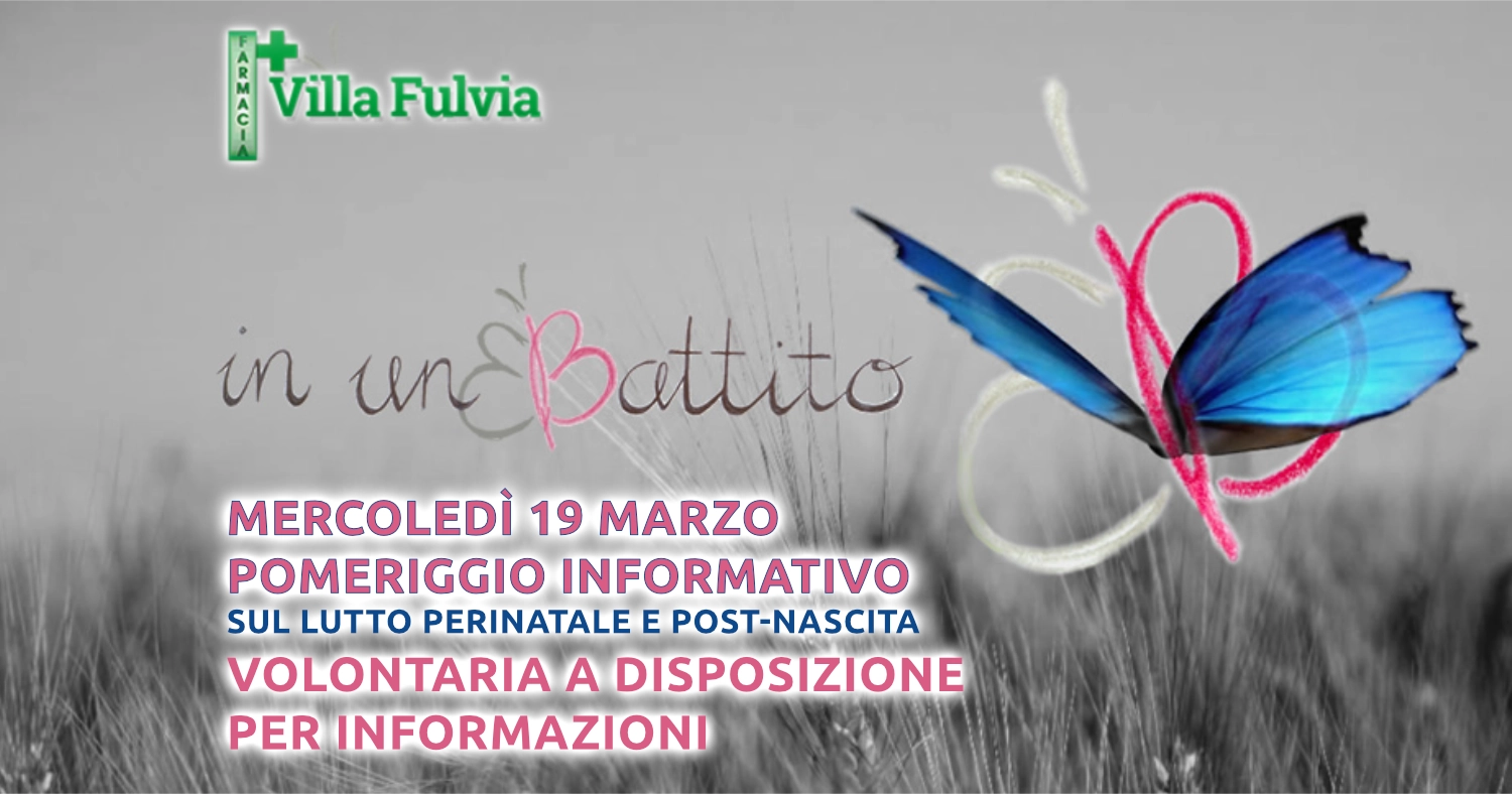 Mercoledi 19 marzo pomeriggio con volontaria associazione In un Battito