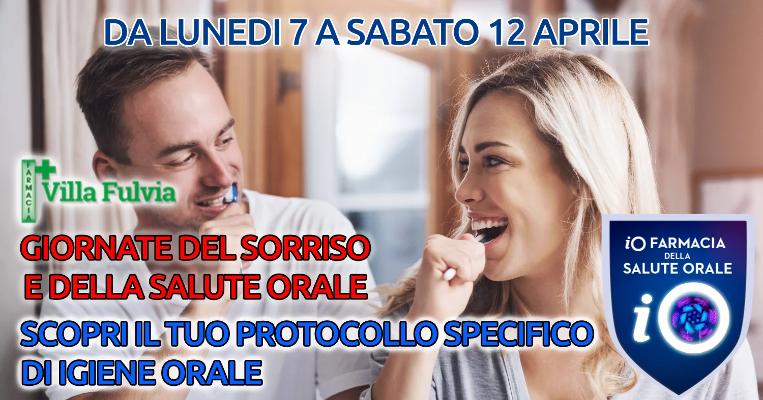 Da Lunedi 13 a Sabato 18 Gennaio giornate del sorriso e della salute orale