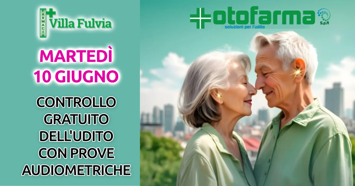 Martedi 10 giugno controllo gratuito dell'udito 