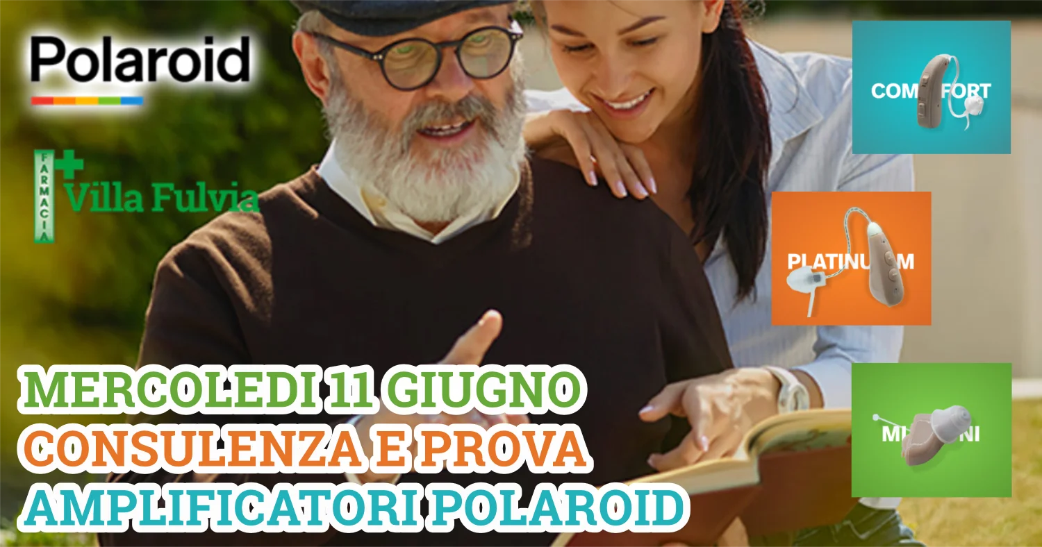 Mercoledi 11 giugno consulenza e prova amplificatori Polaroid