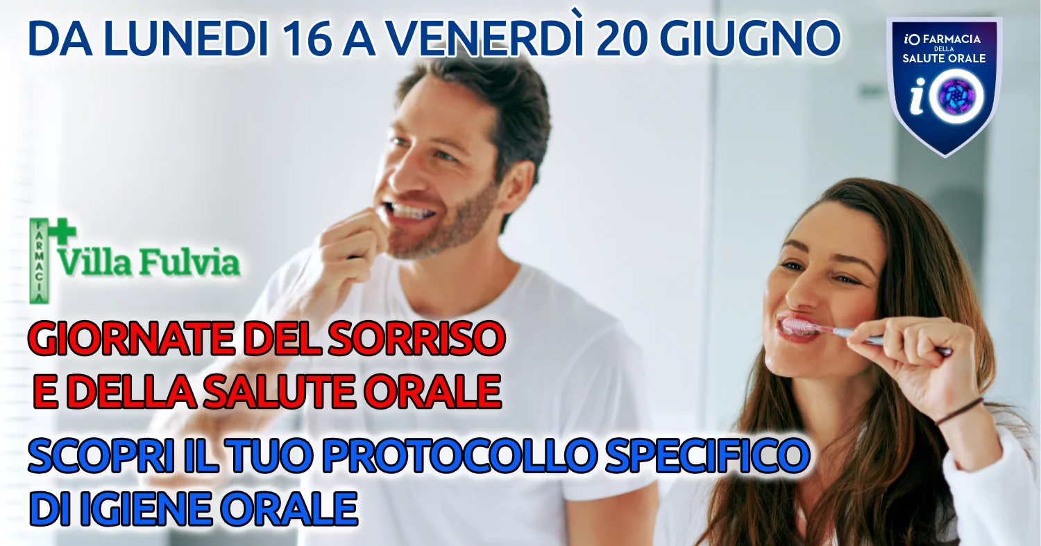 Da Lunedi 16 a Venerdì 20 Giugno giornate del sorriso e della salute orale