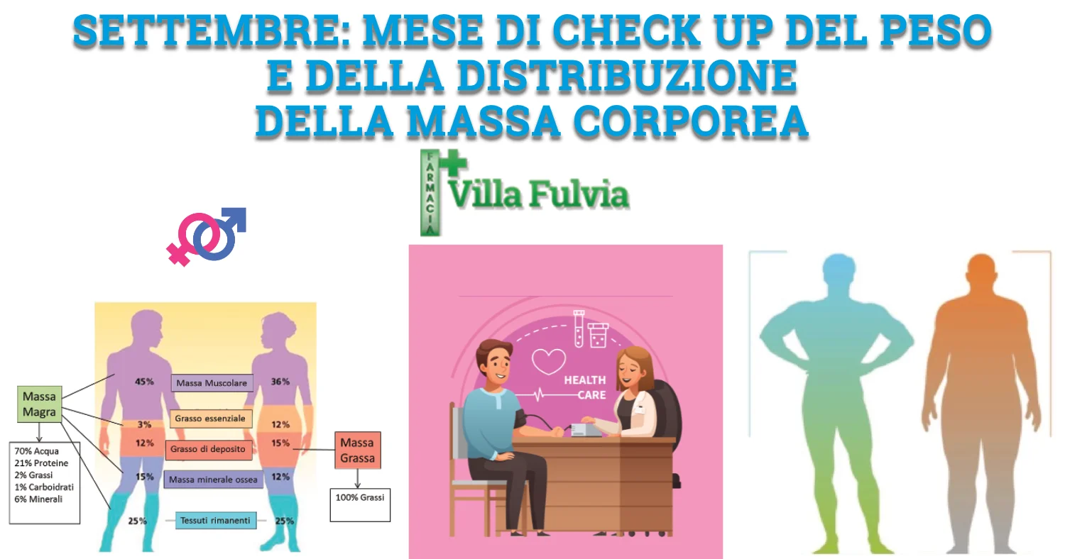 Settembre obiettivo salute check up massa corporea