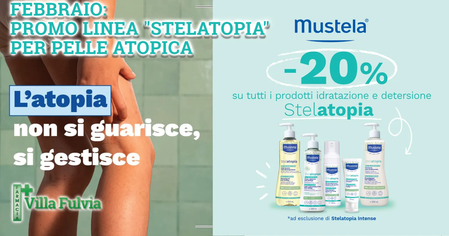 Fino a sabato 28 Febbraio pelle secca e atopica promo 