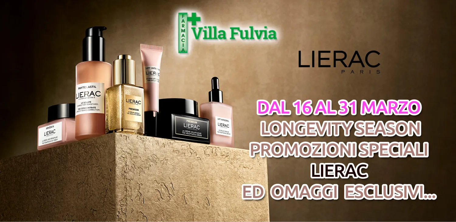 Dal 16 al 30 Marzo promo Lierac viso e corpo